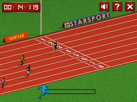 100 Meters Race Game .